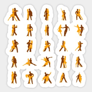 Bolero Dancers Sticker